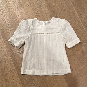 Elegant Ivory Lace Women's Top